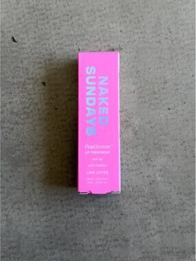Naked Sundays / PoutScreen SPF50 Lip Treatment / Love Letter
